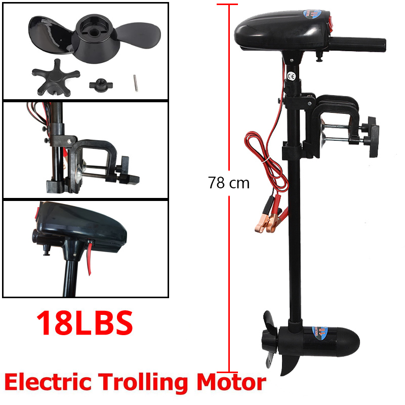 محرك قارب كهربائي 18LBS/28LBS  - مراجعة Fishing Kayak Trolling Motor وسعره
