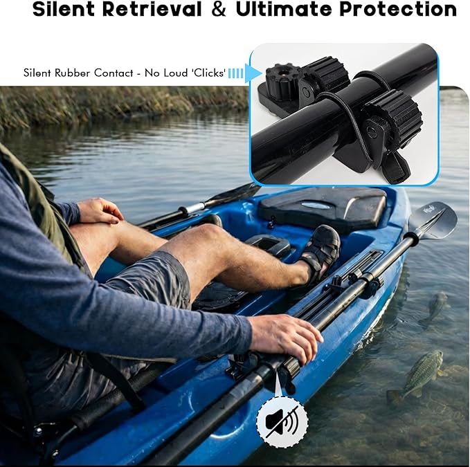 حامل مجداف الكاياك يثبت على ال - مراجعة Fishing Kayak Cart وسعره