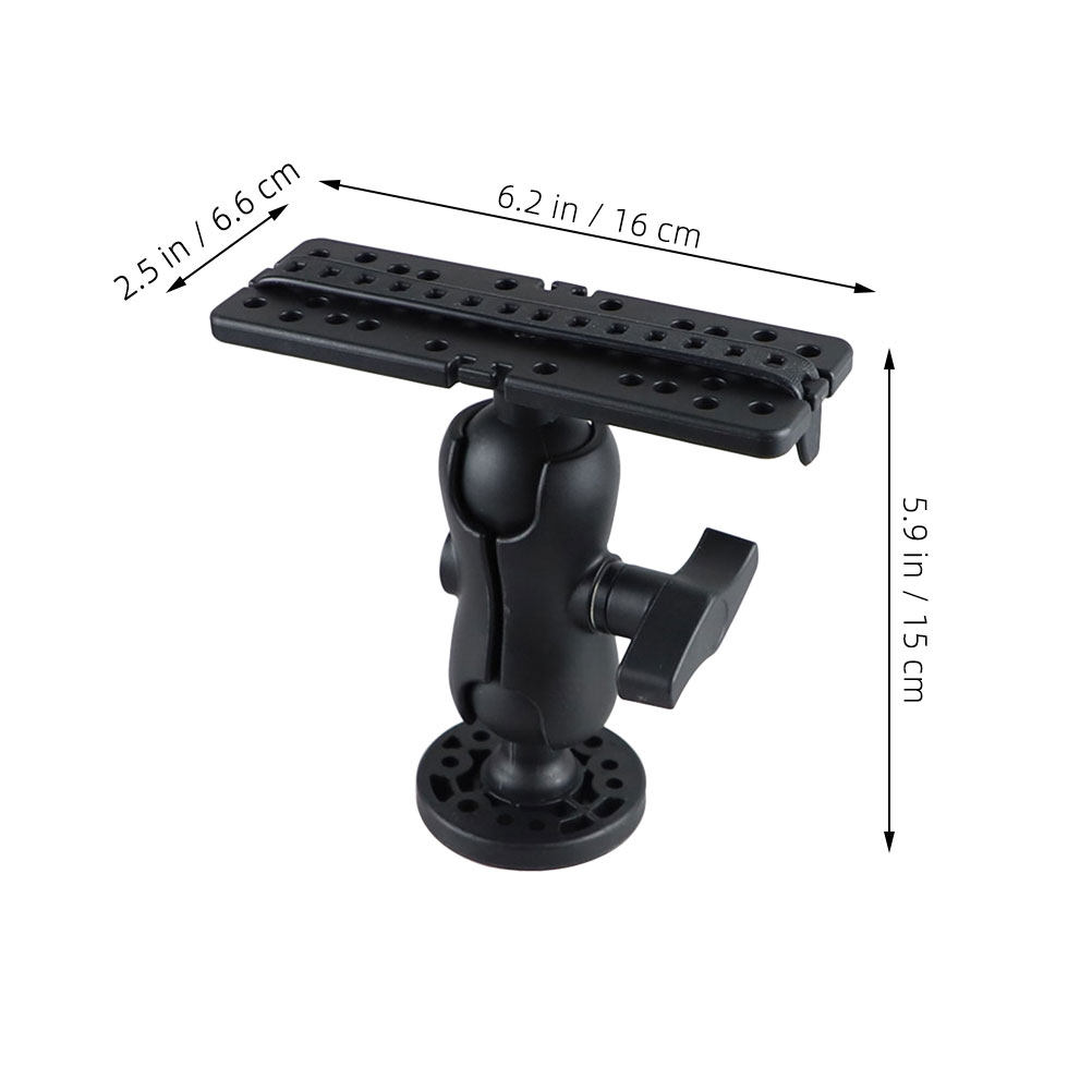 مجموعة واحدة من حامل جهاز تحدي - مراجعة Fishing Kayak Fish Finder Mount وسعره